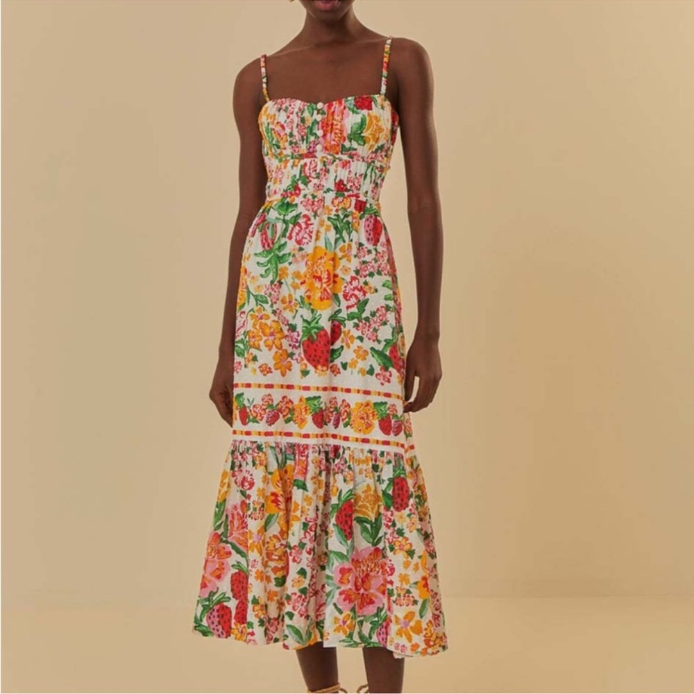 Farm Rio Strawberry Maxi Dress